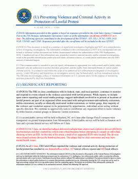 | FBI June 6 George Floyd Original Document PDF Contributed by Ryan Devereaux The Intercept | MR Online