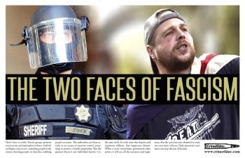 | Already in 2017 when fascist Jeremy Christian murdered two people after attending a far right rally in Portland we were compelled to publish this poster explaining how fascists and Portland police work together | MR Online