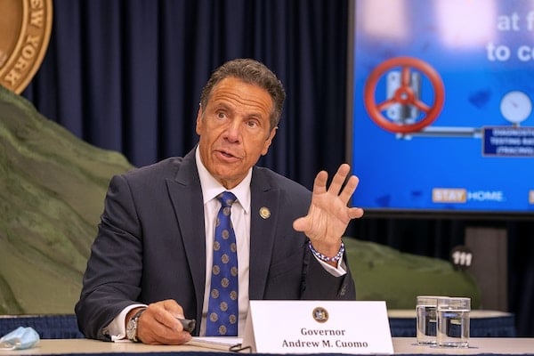 | New York Governor Andrew Cuomo speaks during a COVID 19 briefing on July 6 2020 in New York City Photo David Dee DelgadoGetty Images | MR Online