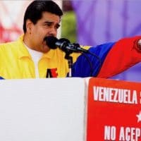 "Venezuela must be respected! We don't accept sanctions!" Photo: Venezuela Analysis