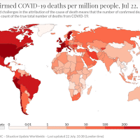 Covid deaths per million. Source: Wikipedia