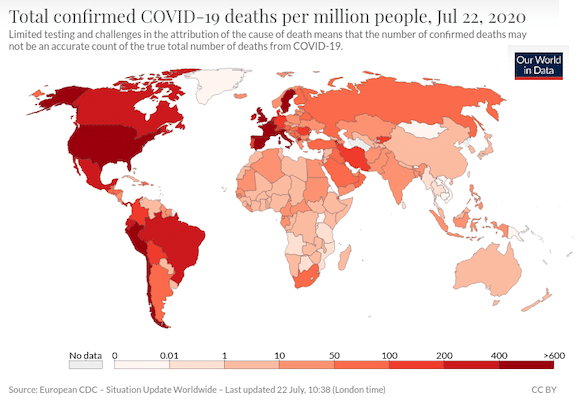 | Covid deaths per million Source Wikipedia | MR Online