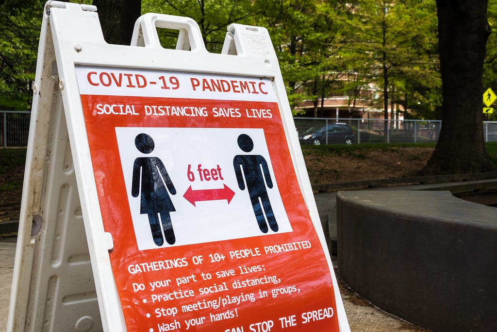 | Arlington county Washington DC signage during COVID 19 outbreak | MR Online