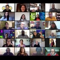 Entire Tricontinental: Institute for Social Research team met for a virtual global meeting