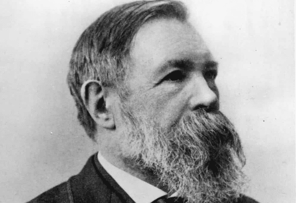 | portrait of Friedrich Engels in 1891 William Elliott Debenham | MR Online