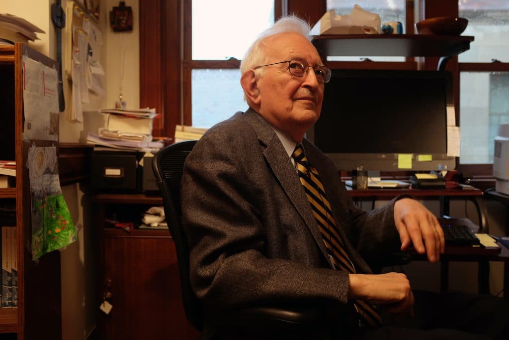 | Immanuel Wallerstein in his office at Yale University April 20 2015 | MR Online