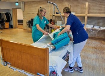 | Laid off flight attendants learn basic skills to work in nursing homes due to the coronavirus outbreak in Stockholm David Keyton | AP | MR Online