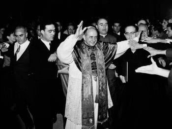 | Pope Paul VI is surrounded by Opus Dei personnel near Italys International Center for Working Youth Nov 21 1965 Gianni Foggia | AP | MR Online