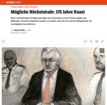 | Der Speigels headline 9720 reads Maximum Sentence 175 Years in Prison | MR Online