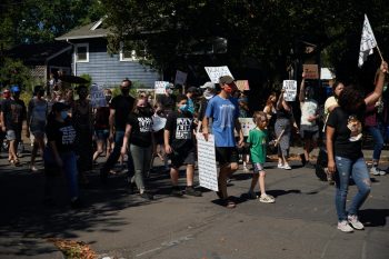 | Families march for Black Lives asking for justice and police reform in Portland Oregon on September 6 2020 Photo Allison DinnerAFPGetty Images | MR Online