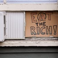 Eat the Rich Anarchist Sign August 13, 20111 (Photo: Steven Depolo)