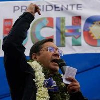 The victory in first round of the Movement towards Socialism (MAS) party in Bolivia
