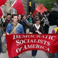 Democratic Socialists of America members at Occupy Wall Street, 2011 (cc photo: David Shankbone).