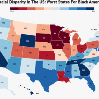 Worst states for blacks