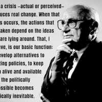 Milton Friedman - Performative economics