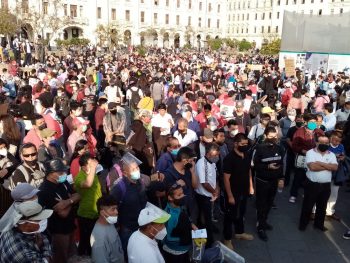 | Mass protest in Plaza San Martin in Lima | MR Online