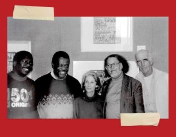 | Mongane Wally Serote second from left Nadine Gordimer centre and Dennis Brutus second from the right courtesy of Amazwi South African Museum of Literature | MR Online