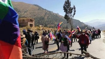 | Bolivians blockaded over 140 major highways and roads across the country to demand that the coup installed government reverse its decision to delay the general elections in the country Photo Kawsachun News | MR Online
