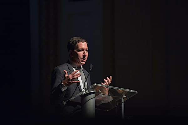 | Glenn Greenwald 2017 Allard Prize ceremony Photo Wikimedia Commons | MR Online