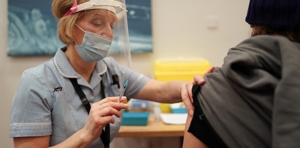 | A Key Worker from North Shields receives the Pfizer BioNTech Covid 19 vaccine at a mass vaccination hub at the Centre For Life in Newcastle | MR Online