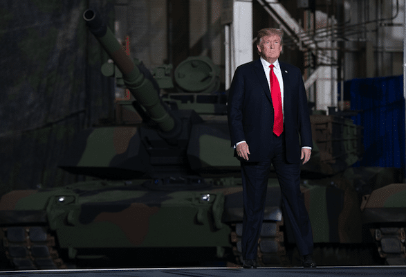 | Donald Trump visits a tank production facility in Ohio in 2019 Source vanityfaircom | MR Online