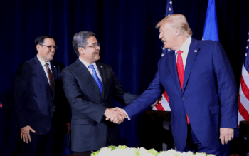 | Juan Orlando Hernández with Trump in New York September 25 2019 Source businessinsidercom | MR Online