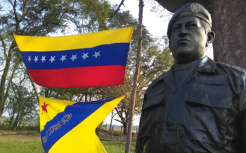 | A sculpture of Hugo Chávez in El Maizal Commune Cira Pascual MarquinaVenezuelanalysis | MR Online