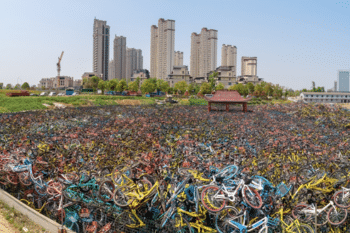 | A bicycle graveyard in Wuhan in 2018 Photo Wu Guoyong Source South China Morning Post | MR Online