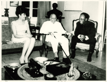 | Dr Kwame Nkrumah and W E B DuBois on DuBoiss 95th birthday in 1963 Source credolibraryumassedu | MR Online