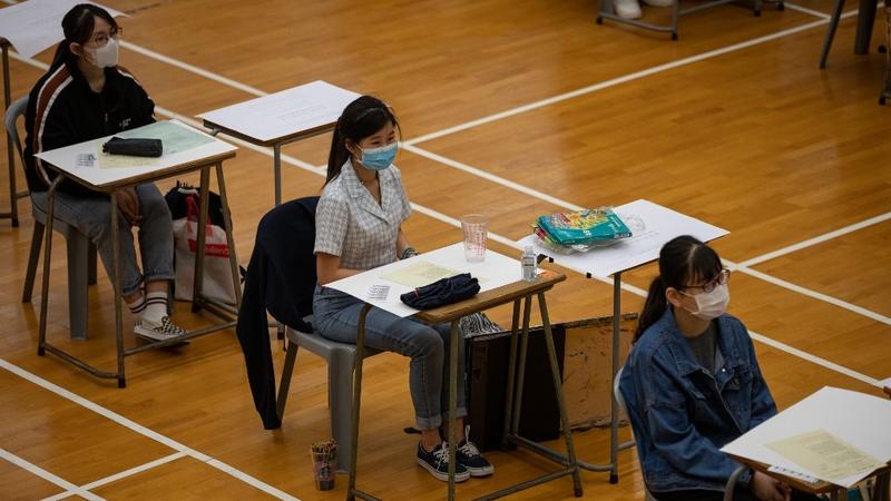 | Students sit for the Diploma of Secondary Education DSE university entrance exams in Hong Kong on April 24 2020 | MR Online