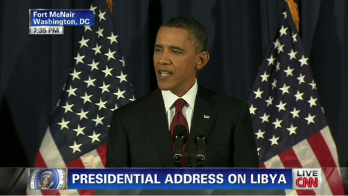 | Obama making the case for war on Libya March 28 2011 Source whitehouseblogscom | MR Online