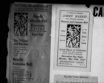| Advertisements for Harlem balls and headline of article attacking the balls Clippings in Carl Van Vechten scrapbook 10 Beineke Library Yale University Photo by the author | MR Online