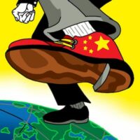 Bloomberg illustration (5/21/20) of Chinese Covid policy.