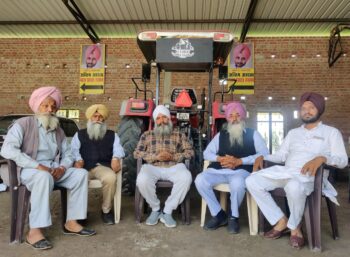 | Sirvikramjeet with farmers from Punjab visiting Dibdiba to console the family | MR Online