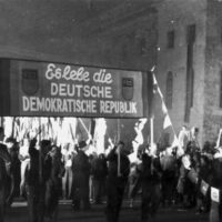 | A mass rally with the Free German Youth that marked the founding of the German Democratic Republic in the Soviet Occupation Zone October 1949 | MR Online