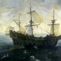 | The Spanish Armada off the English Coast by Cornelis Claesz van Wieringen ca 1620 | MR Online