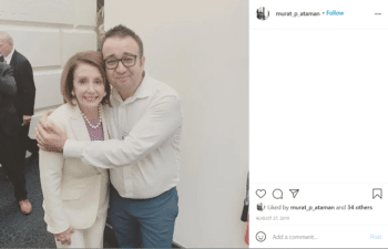 | Murat Ataman embracing Nancy Pelosi | MR Online
