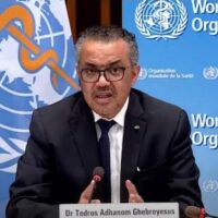 WHO Director-General Tedros Ghebreyesus announced approval for China’s Sinopharm COVID-19 vaccine, Geneva, May 7, 2021