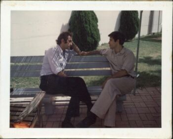 | Dan Ellsberg and Randy Kehler seated on a bench together in 1971 Source ellsbergpapersorg | MR Online