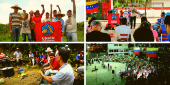 | Upper left Communard Union visit to a campesino homestead UnionComunera Upper right Communard Union meeting at El Maizal Commune Lara UnionComunera Lower left an assembly at the Che Guevara Commune Sinco Lower right a popular assembly at El Panal Commune in 23 de Enero Caracas Fuerza Patriótica Alexis Vive | MR Online