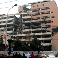 | NATO damage in Belgrade Photo Wikimedia Commons | MR Online