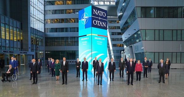 | NATO heads of state at the alliances summit in Brussels | MR Online