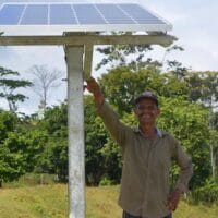Nicaragua's green revolution has not only seen investment in renewable sources of energy but it has also brought electrical power to areas that did not have access before. Photo: ENATREL