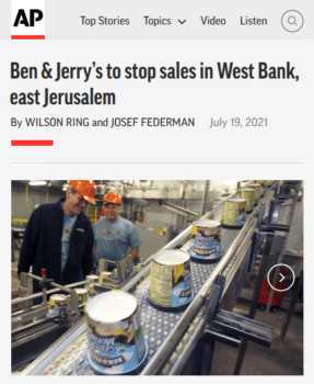 | Palestinian perspective on Ben Jerrys decision | MR Online