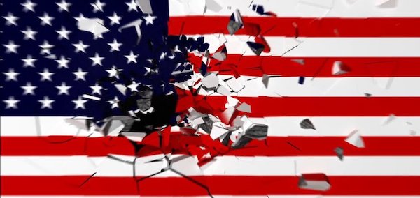 | American flag shattered | MR Online