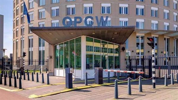 | the Prohibition of Chemical Weapons OPCW pictured outside the headquarters in The Hague the Netherlands | MR Online