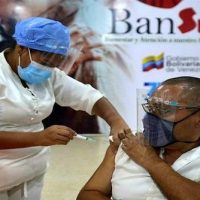 Despite the harsh U.S. sanctions, about 11% of the Venezuelan population has been vaccinated. Photo: Venezuelan Ministry of Health/Twitter
