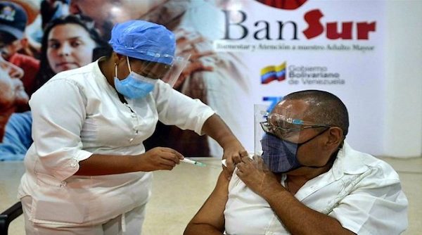 | Despite the harsh US sanctions about 11 of the Venezuelan population has been vaccinated Photo Venezuelan Ministry of HealthTwitter | MR Online