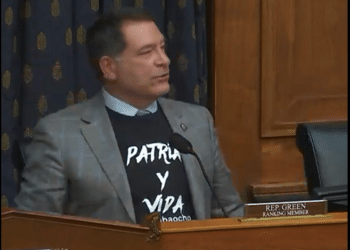 | Republican Rep Mark Green sports a Patria y Vida during a July 20 House Foreign Relations Committee hearing on Cuba | MR Online