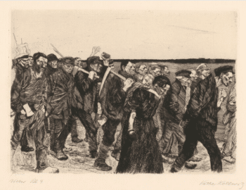 | Käthe Kollwitz March of the Weavers 1893 1897 Line etching and sandpaper | MR Online